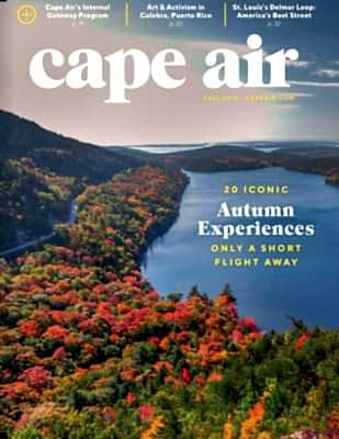 Fall Cover of Cape Air Magazine