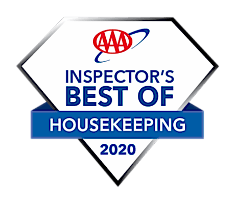 AAA Best Housekeeping 2020 Hotel Award Logo