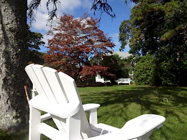 White Adirondack Chair